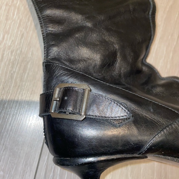Browns Couture Heeled Leather Boots - Picture 5 of 9